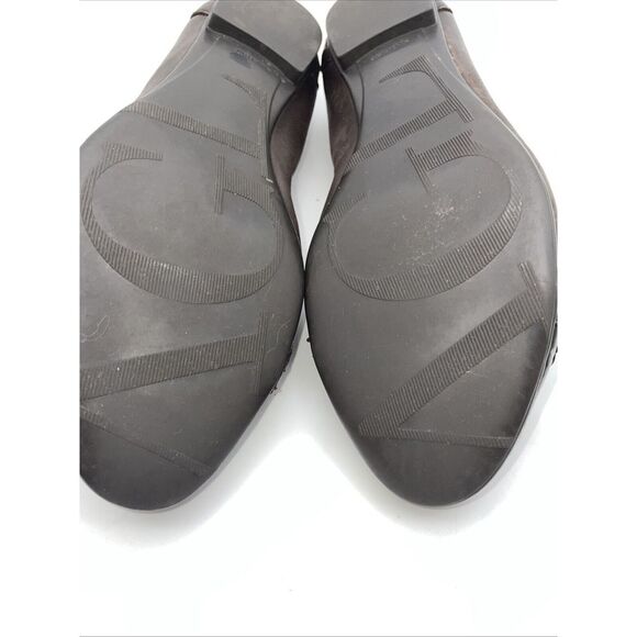 Tory Burch Women's Black Cap Toe Brown Leather Ballet‎ Flats Shoes US Size 7.5 - Picture 16 of 16